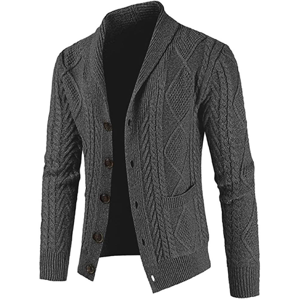 Mens New Knit Cardigan Sweater Multiple Sizes